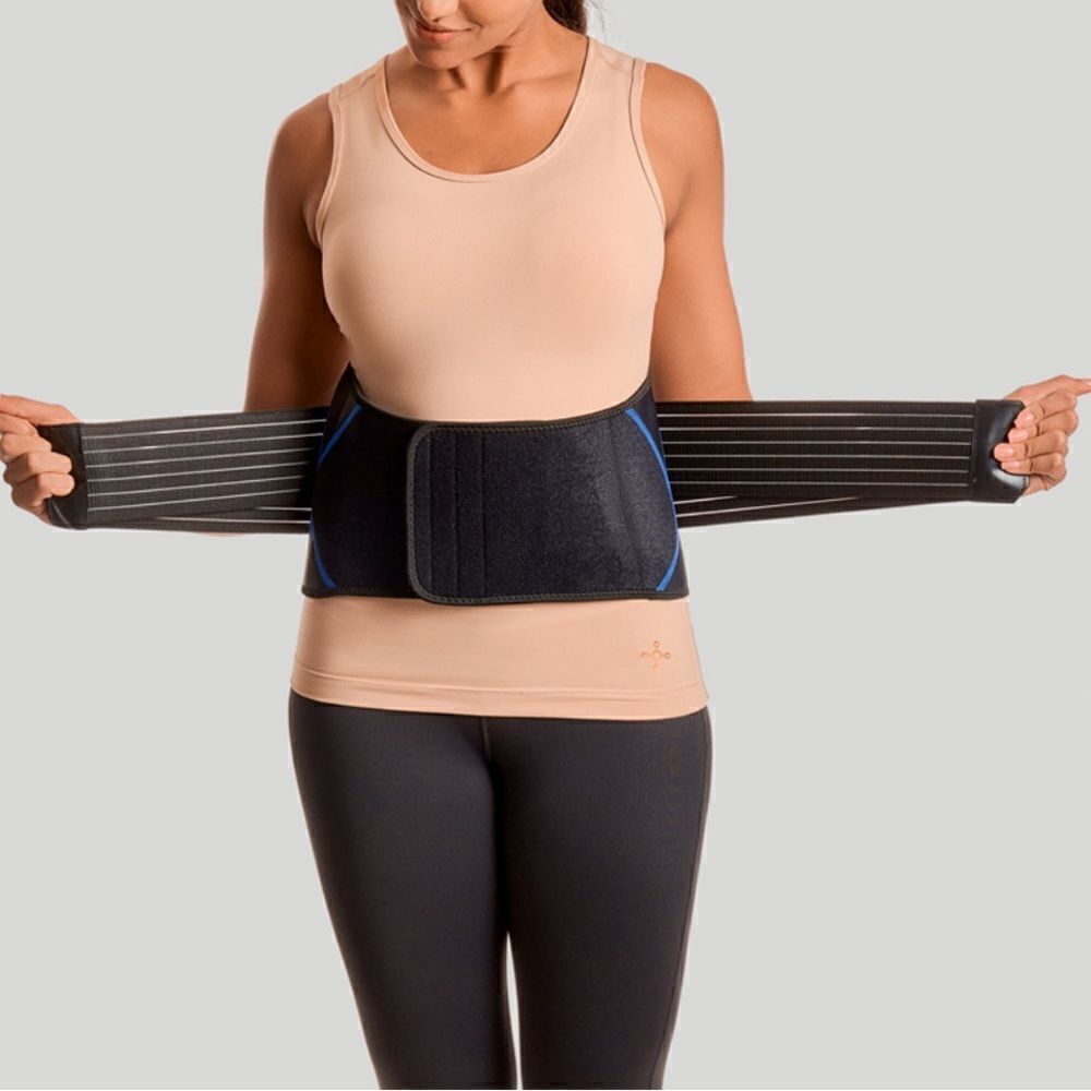NWT TOMMIE COPPER Women’s Adjustable Support Back Wrap Black - Size L/XL